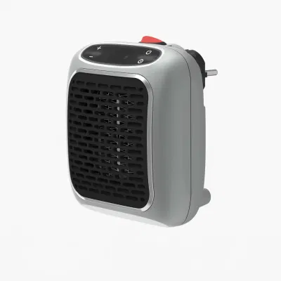 Ontel Handy Heater Turbo 800 Wandsteckdose, kleiner Raumheizer mit einstellbarem Thermostat, programmierbar 12