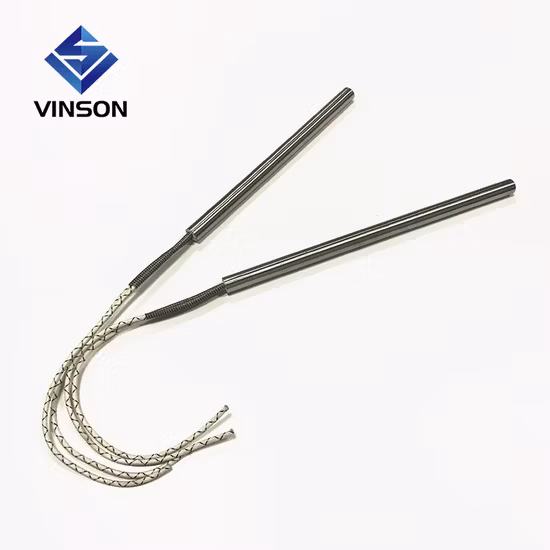 110 V, 200 V, 100 W, 200 W, 250 W, 300 W, Widerstandsrohr, Stabheizung, Heizpatrone, Heizelement für Verpackungsmaschinen